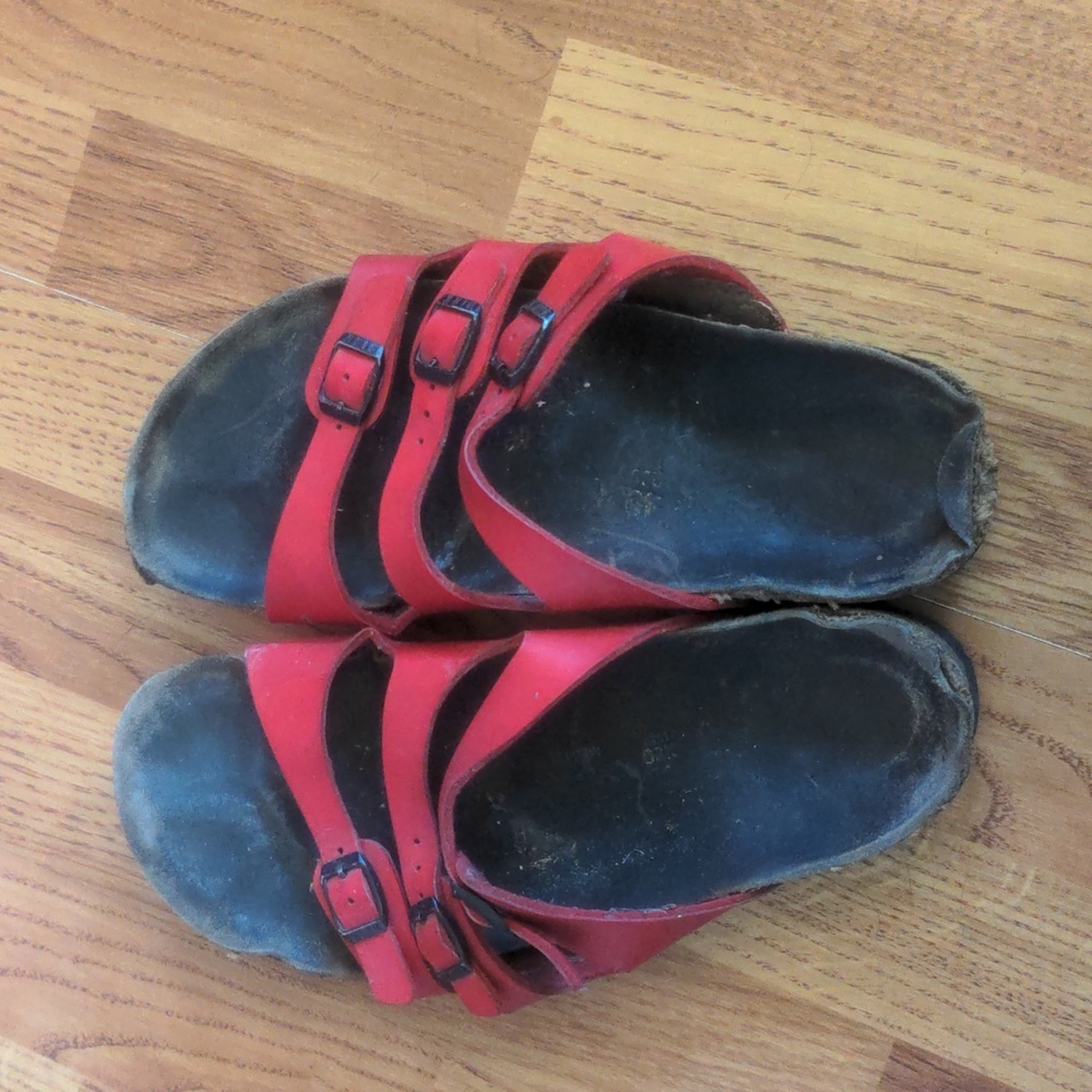 41 Birkenstock well worn